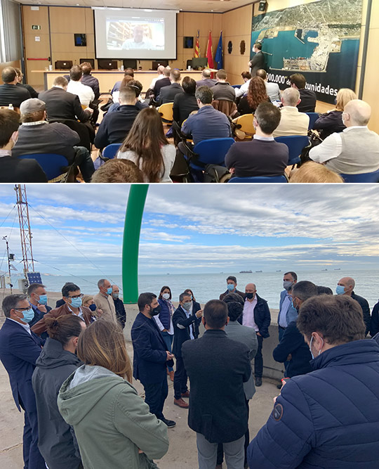 PortCastelló recibe a una representación de Xarxatec PortCastelló recibe a una representación de Xarxatec