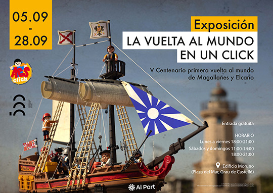PortCastelló celebra el V Centenario de la Vuelta al mundo de Magallanes-Elcano PortCastelló celebra el V Centenario de la Vuelta al mundo de Magallanes-Elcano