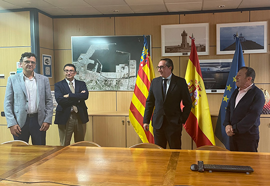 PortCastelló recepciona la instalación de la red contra incendios en su dársena norte