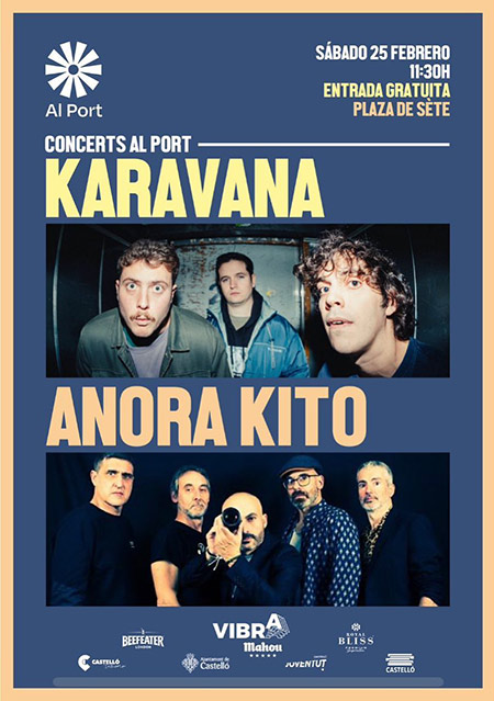 Karavana llega este sábado Al Port, como cabeza de cartel