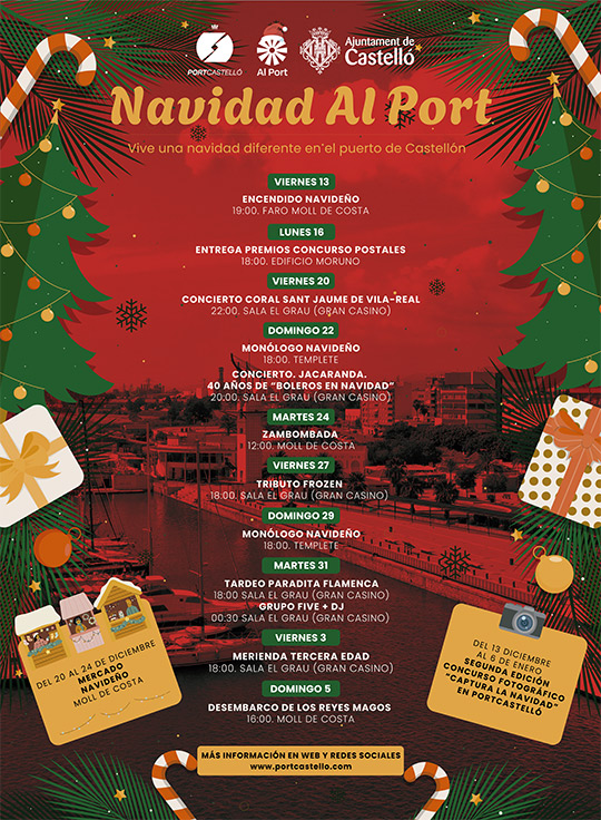 Presentación de la programación de actividades de ´Navidad Al Port´