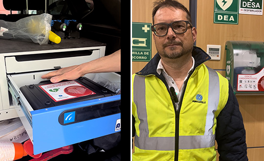 PortCastelló mejora la seguridad al actualizar y ampliar su red de desfibriladores.