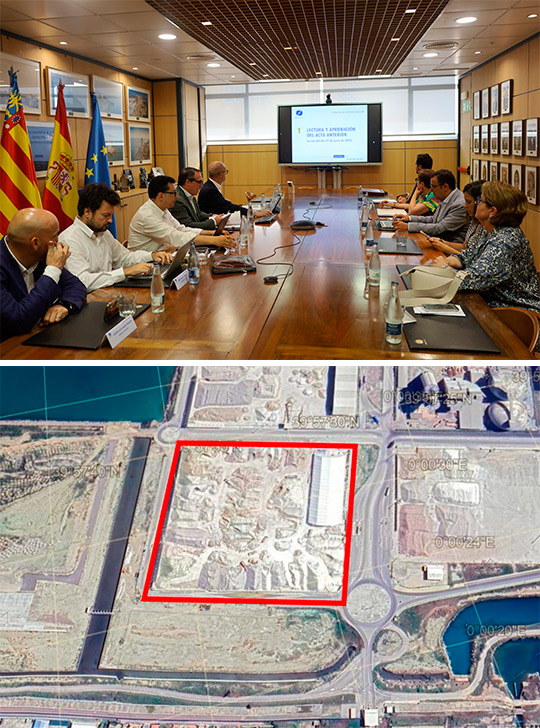 El puerto de Castellón amplía la zona para graneles sólidos en casi 50.000 m² El puerto de Castellón amplía la zona para graneles sólidos en casi 50.000 m²
