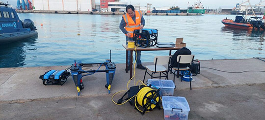 PortCastelló y UJI ensayan inteligencia artificial y robótica bajo el agua PortCastelló y UJI ensayan inteligencia artificial y robótica bajo el agua