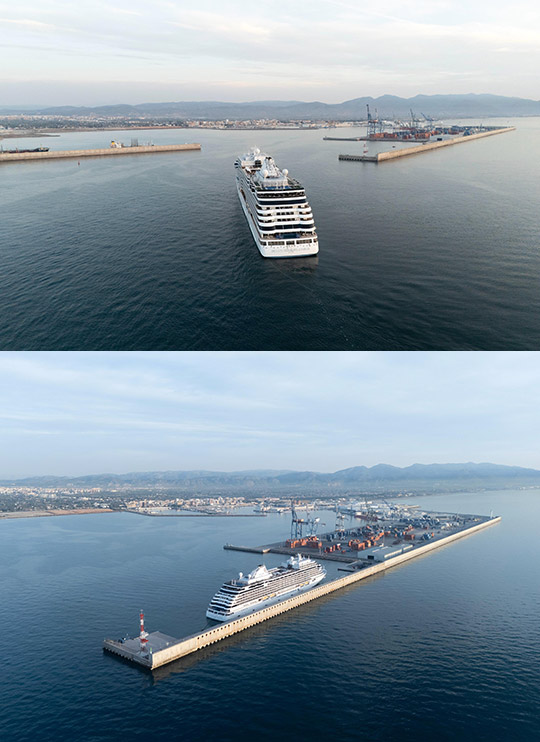 PortCastelló recibe el domingo al primer crucero del año con 441 turistas alemanes