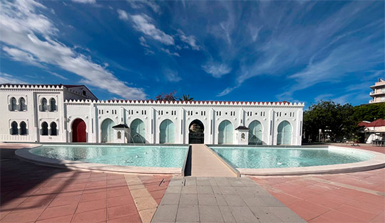 PortCastelló avanza en la transformación de la fachada marítima con la puesta en marcha de la Fuente del Moruno