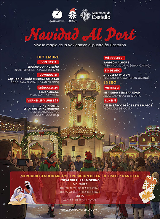 PortCastelló presenta su oferta de ocio para vivir la magia de la Navidad