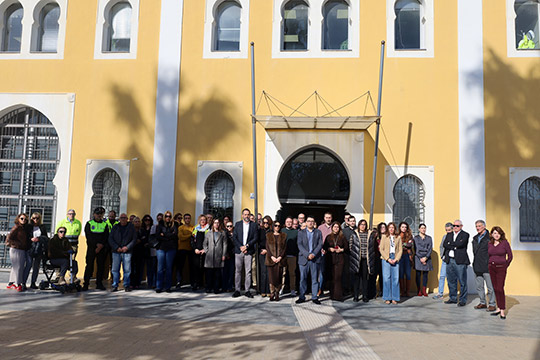 PortCastelló guarda un minuto de silencio en señal de duelo y repulsa por el doble asesinato de Xilxes