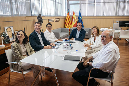 PortCastelló y Ayuntamiento acuerdan la redacción del proyecto de la Vía Verde Ciudad Castellón