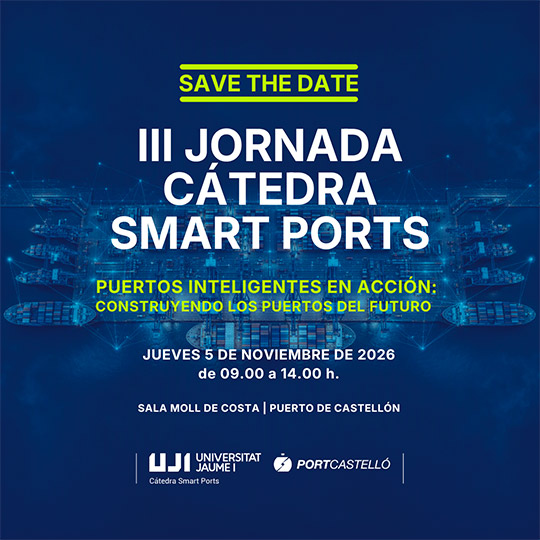 Más de 130 profesionales inscritos en la III Jornada Cátedra Smart Ports