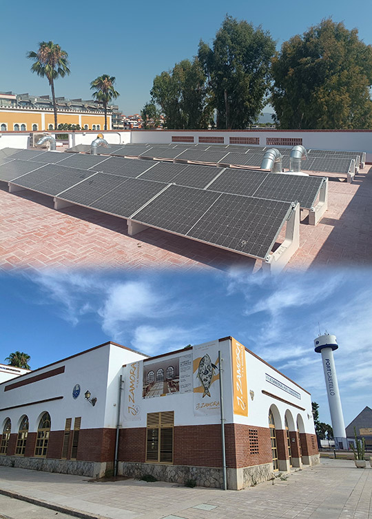 PortCastelló impulsa las obras de eficiencia energética en el antiguo C omedor de Obreros con el respaldo de los Fondos FEDER
