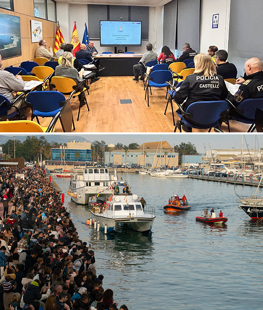 PortCastelló acoge la coordinación del dispositivo de seguridad para el desembarco de los Reyes Magos