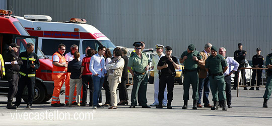 Simulacro en el puerto de Castellón con protocolo de incidente sanitario infeccioso