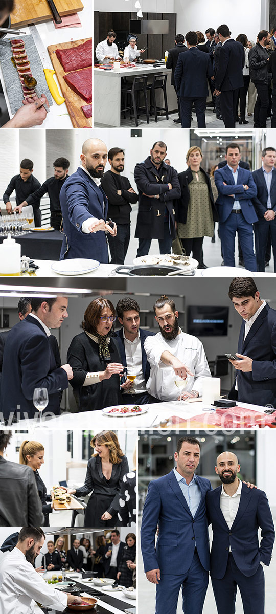 Showcooking de Puerta del Sol en Porcelanosa Showcooking de Puerta del Sol en Porcelanosa
