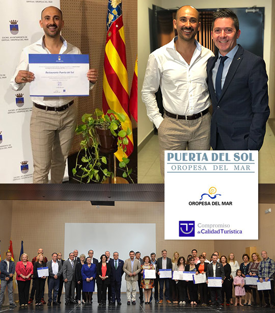 El restaurante Puerta del Sol de Oropesa recibe el distintivo Sicted El restaurante Puerta del Sol de Oropesa recibe el distintivo Sicted