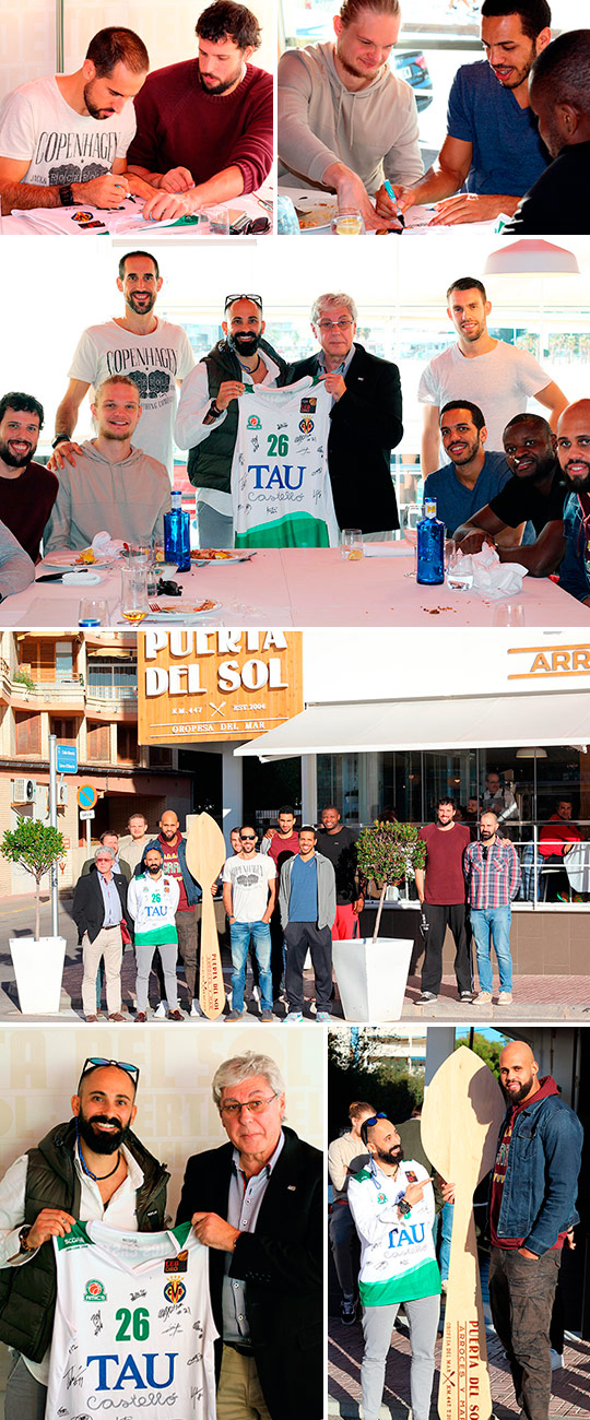 Distendida y motivadora comida de TAU Castelló en el Restaurante Puerta del Sol