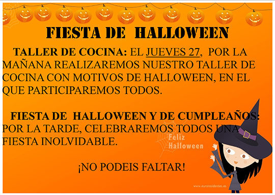  Residencial Castellón celebra su  fiesta de Halloween