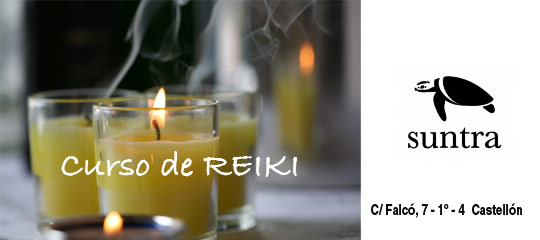 Curso de REIKI en el centro de terapias alternativas Suntra