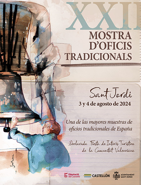 XXII Mostra d´Oficis Tradicionals de Sant Jordi, el 3 y 4 de agosto