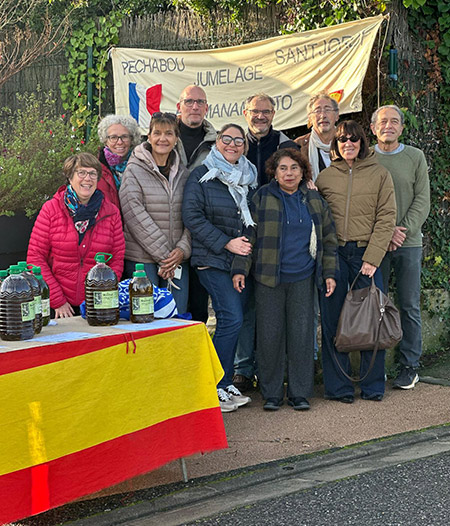 El Ayuntamiento de Sant Jordi promociona su aceite y sus mandarinas en la feria ‘Le Marché Au Gras’ en el sur de Francia 