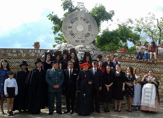 Tírig representa la inauguración del monumento dedicado a Puig Roda Tírig representa la inauguración del monumento dedicado a Puig Roda