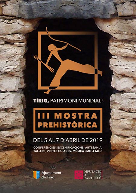 Tírig celebra la III Mostra Prehistórica del 5 al 7 de abril