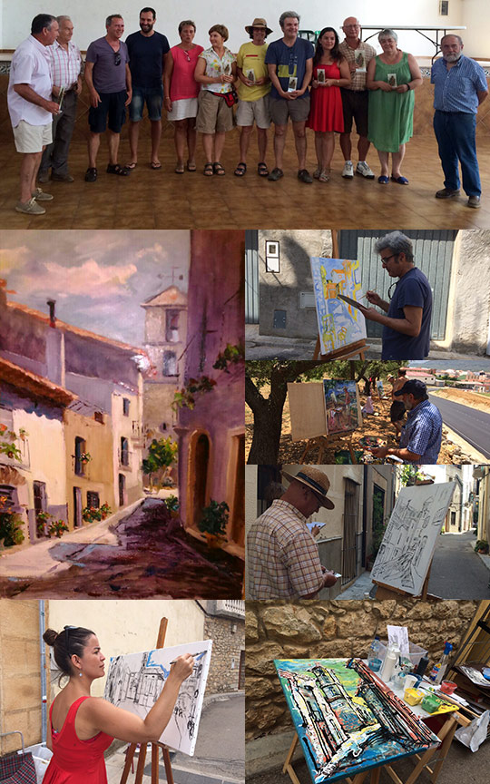 Tírig organiza un concurso de pintura rápida para celebrar los 150 años del pintor local Puig Roda