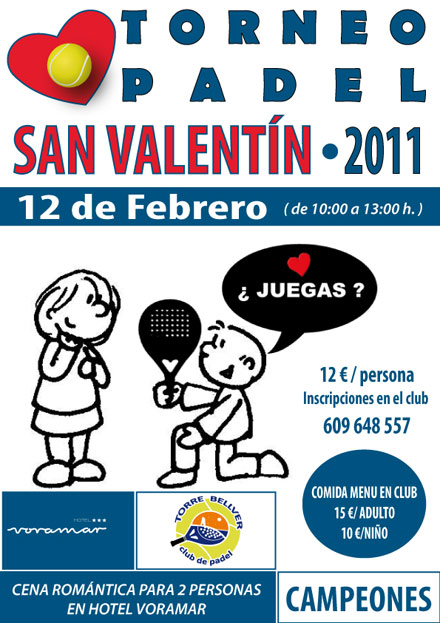 torneo de padel san valentin oropesa torre bellver