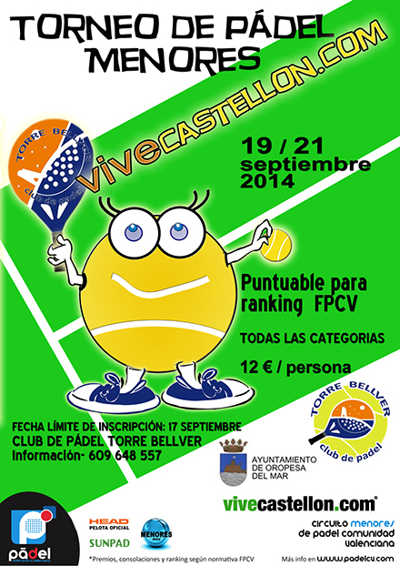 Campeonato de pádel de Menores en Torre Bellver