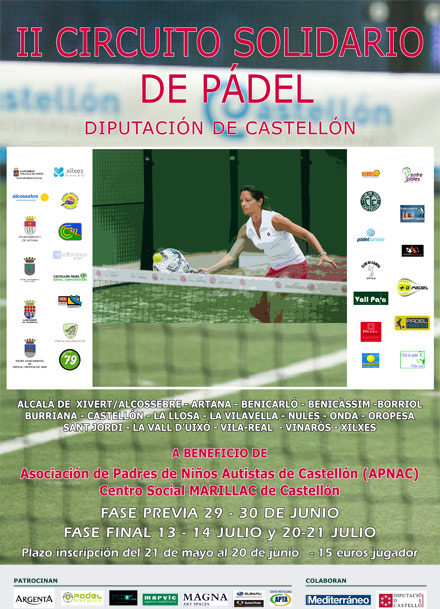 Torneo solidario  pádel Torre Bellver