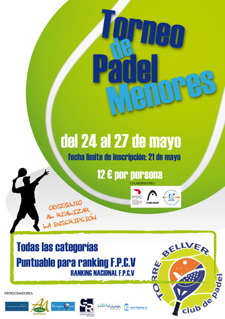 Campeonato de pádel autonómico de menores de la Comunidad Valenciana