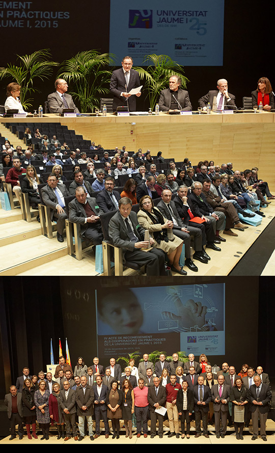 Homenaje en la UJI a más de 4.000 entidades cooperadoras en prácticas