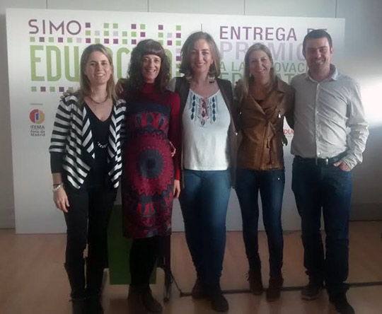 Dos profesores de la UJI reciben el premio SIMO Educación 2015 al mejor proyecto TIC con dispositivos móviles