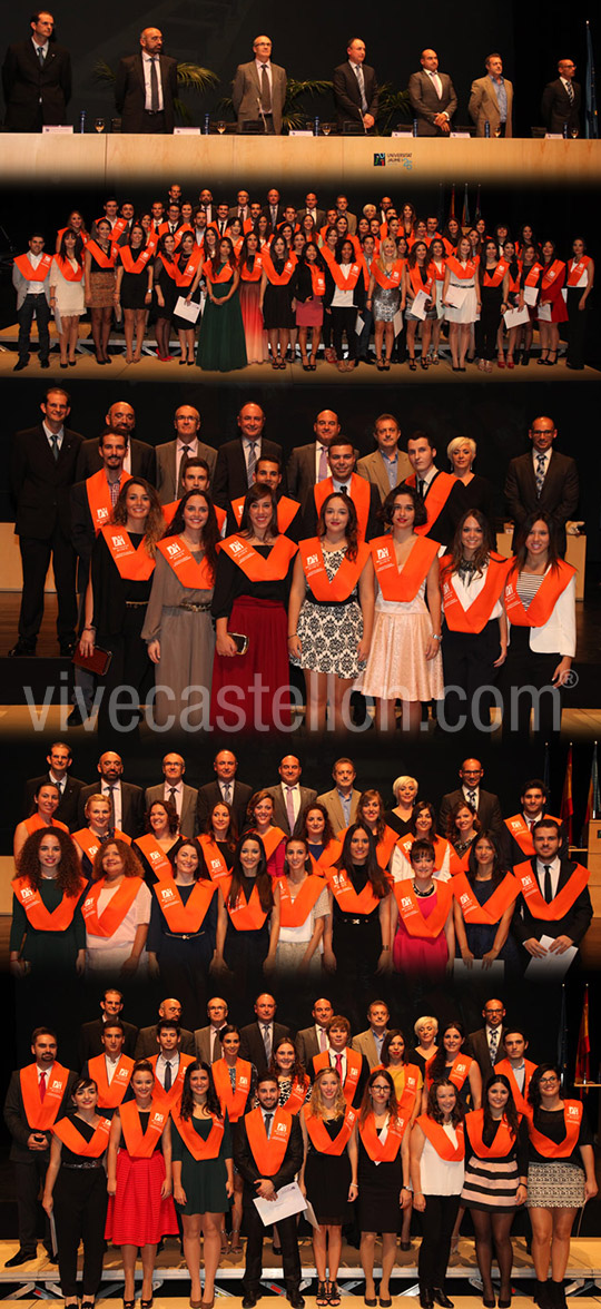 Acto oficial de graduación de la Facultad de Ciencias Económicas de la UJI