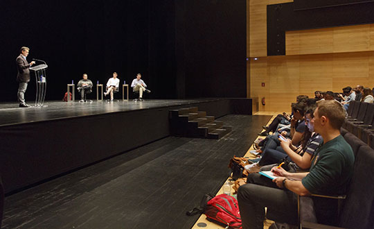 Debate entre los tres candidatos del estudiantado al Claustro de la UJI