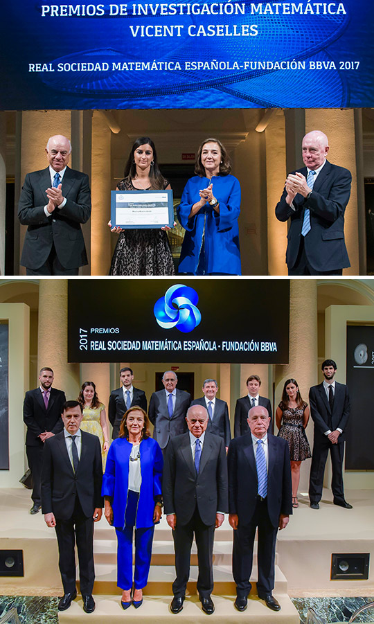 La profesora de la UJI Marina Murillo recibe el Premio de Investigación Matemática Vicent Caselles