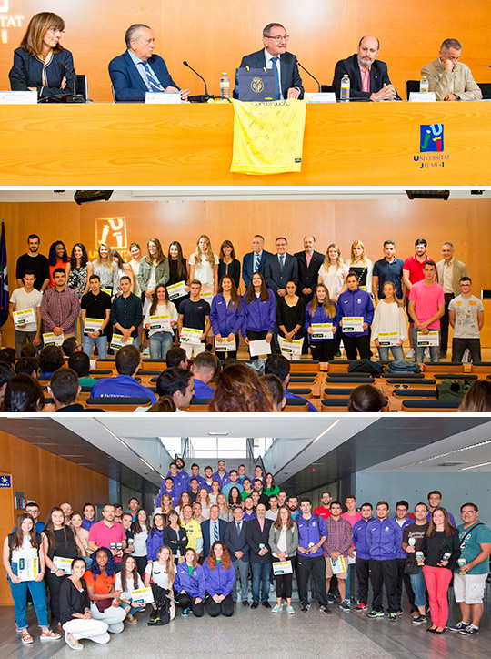 Fiesta del Deporte en la UJI, reconocimiento a los deportistas universitarios