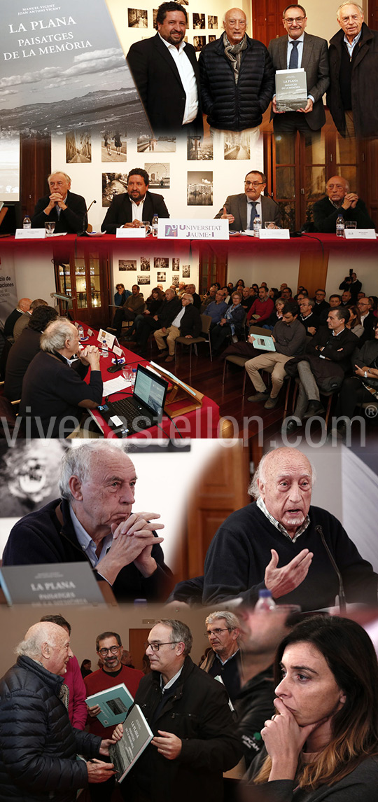 Presentación del libro ´La Plana. Paisatges de la memòria´ de los hermanos Manuel y Joan Antoni Vicent Presentación del libro ´La Plana. Paisatges de la memòria´ de los hermanos Manuel y Joan Antoni Vicent