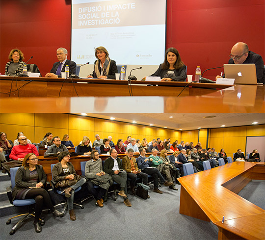 Difusión e impacto social de la investigación en la Universitat Jaume I de Castelló