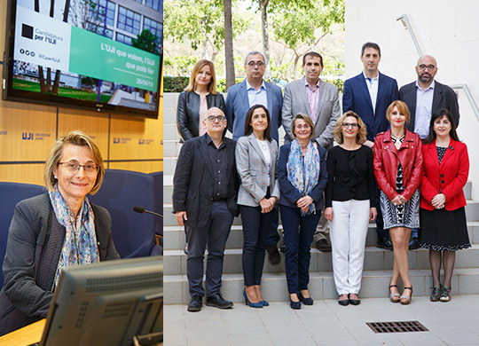 Presentación del programa electoral «Candidatura per l’UJI» de Eva Alcón 