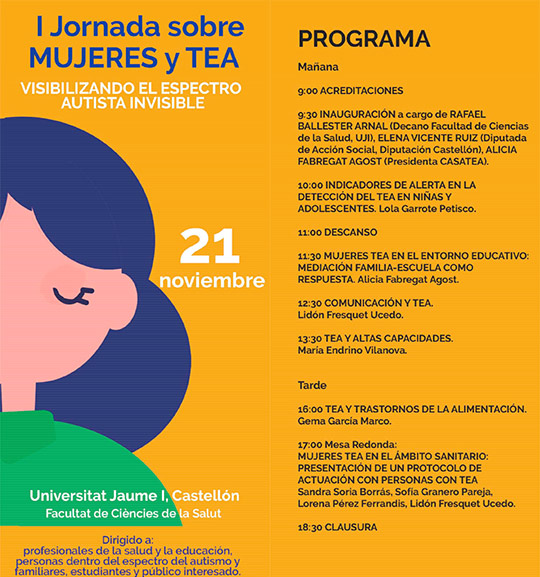 I Jornada sobre mujeres y TEA en la UJI
