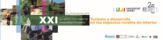 XXI Congreso Internacional de Turismo en la UJI XXI Congreso Internacional de Turismo en la UJI