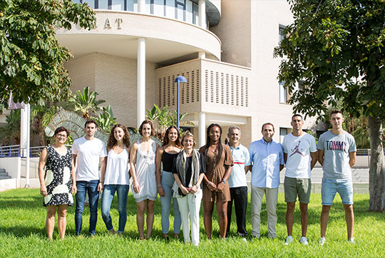 La rectora de la UJI recibe a ocho deportistas universitarios que han conseguido resultados destacados y premios este verano La rectora de la UJI recibe a ocho deportistas universitarios que han conseguido resultados destacados y premios este verano