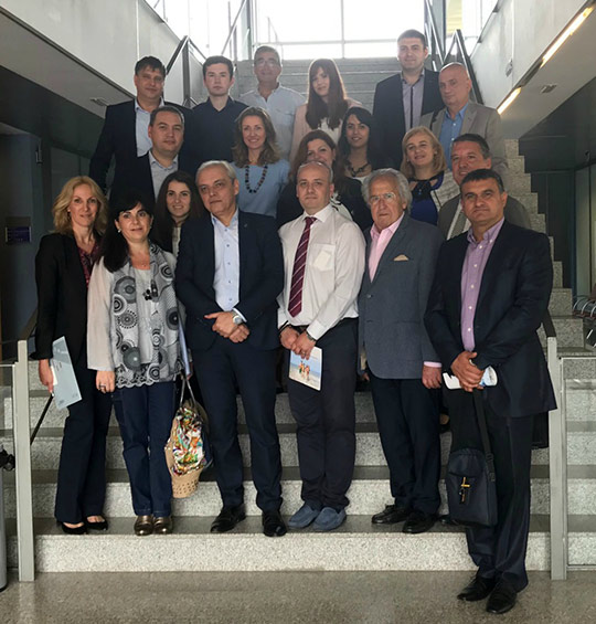 La UJI recibe la visita de una delegación de Macedonia La UJI recibe la visita de una delegación de Macedonia