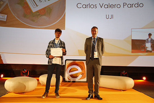 Carlos Valero, estudiante de la Universitat Jaume I, triunfa en los premios de envase Liderpack