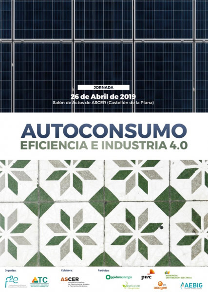 Jornada sobre autoconsumo, eficiencia e industria 4.0 en ASCER en Castellón