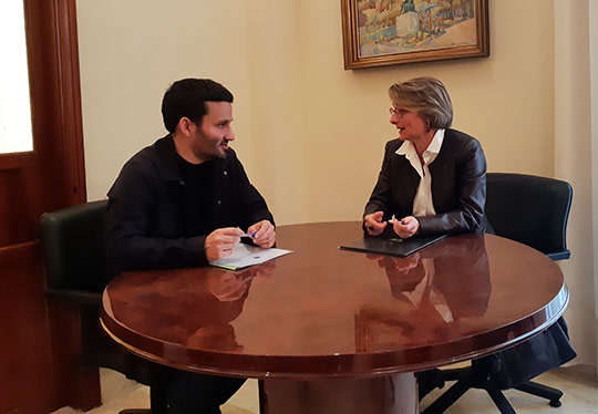 Alcón se reúne con Marzà para trasladarle las principales prioridades de la CRUPV