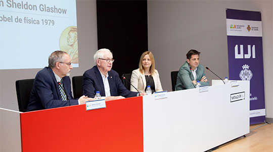 Los premios Nobel Joachim Frank y Sheldon Glashow visitan Castellón