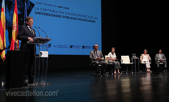 Las universidades públicas valencianas generan el 1,9% del PIB y el 2,3% del empleo de la Comunitat Valenciana