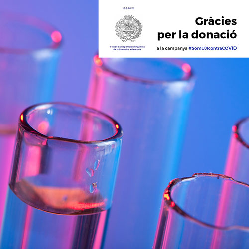 El Colegio de Químicos de la Comunitat Valenciana colabora en la campaña #SomUJIcontraCOVID
